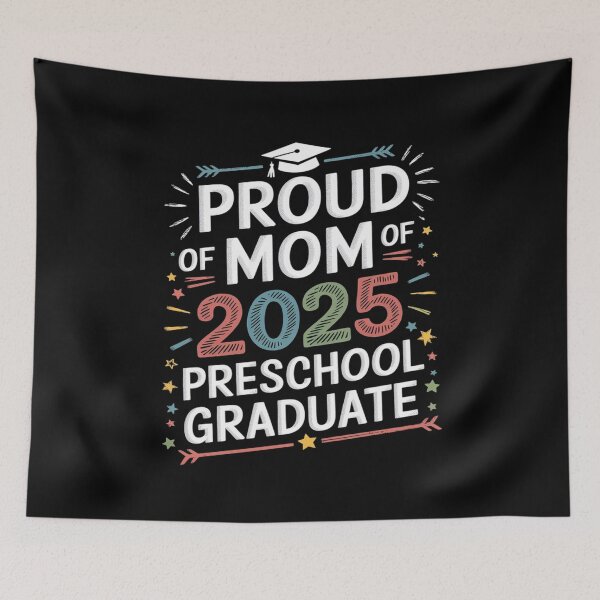 Item preview, Proud Mom Of A Class 2025 Preschool Graduate Graduation  designed and sold by PowAcademy.