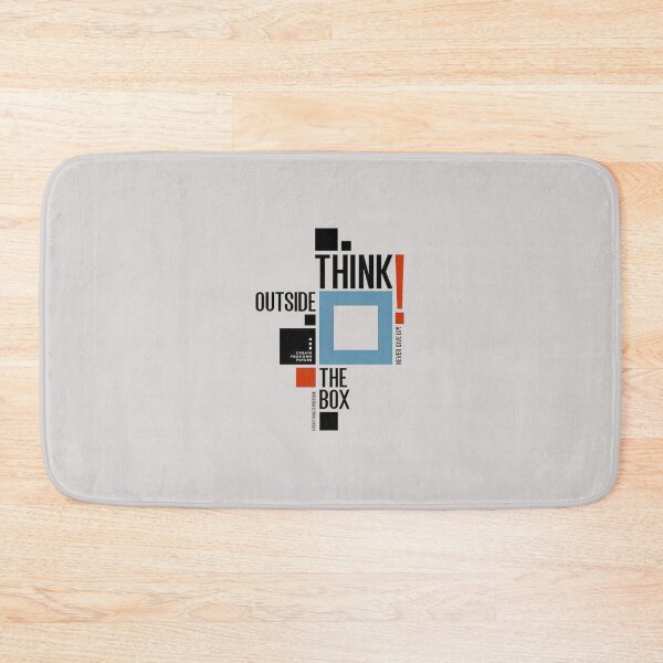 Item preview, Think Outside the Box Creative Quote Art | Innovative Mindset Typography for Visionaries designed and sold by Lineesh Kumar.