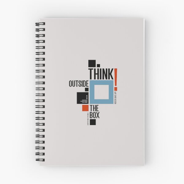 Item preview, Think Outside the Box Creative Quote Art | Innovative Mindset Typography for Visionaries designed and sold by Lineesh Kumar.
