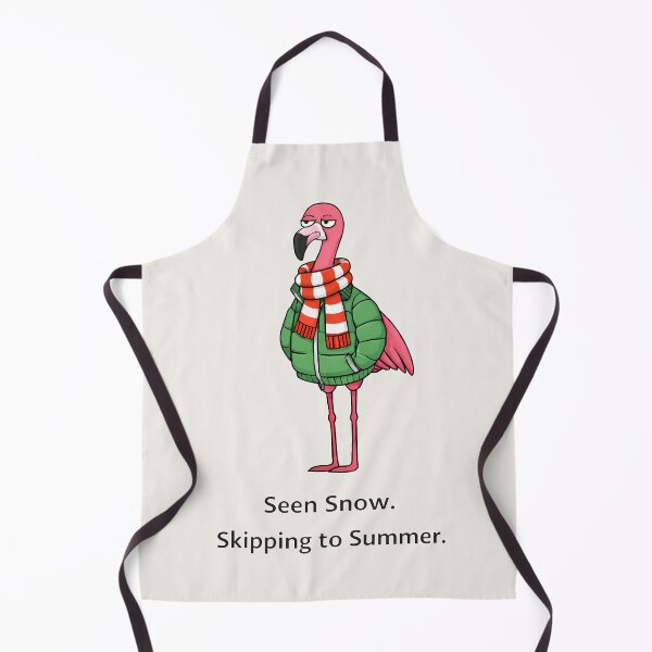 Item preview, Seen Snow Skipping to Summer Flamingo Design designed and sold by Ombrya.