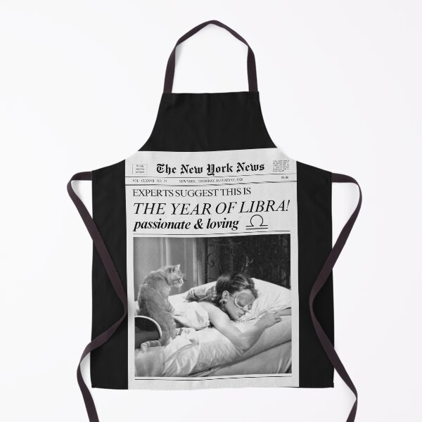 Item preview, Libra Zodiac Sign Newspaper designed and sold by SaltedBeachPaperie.