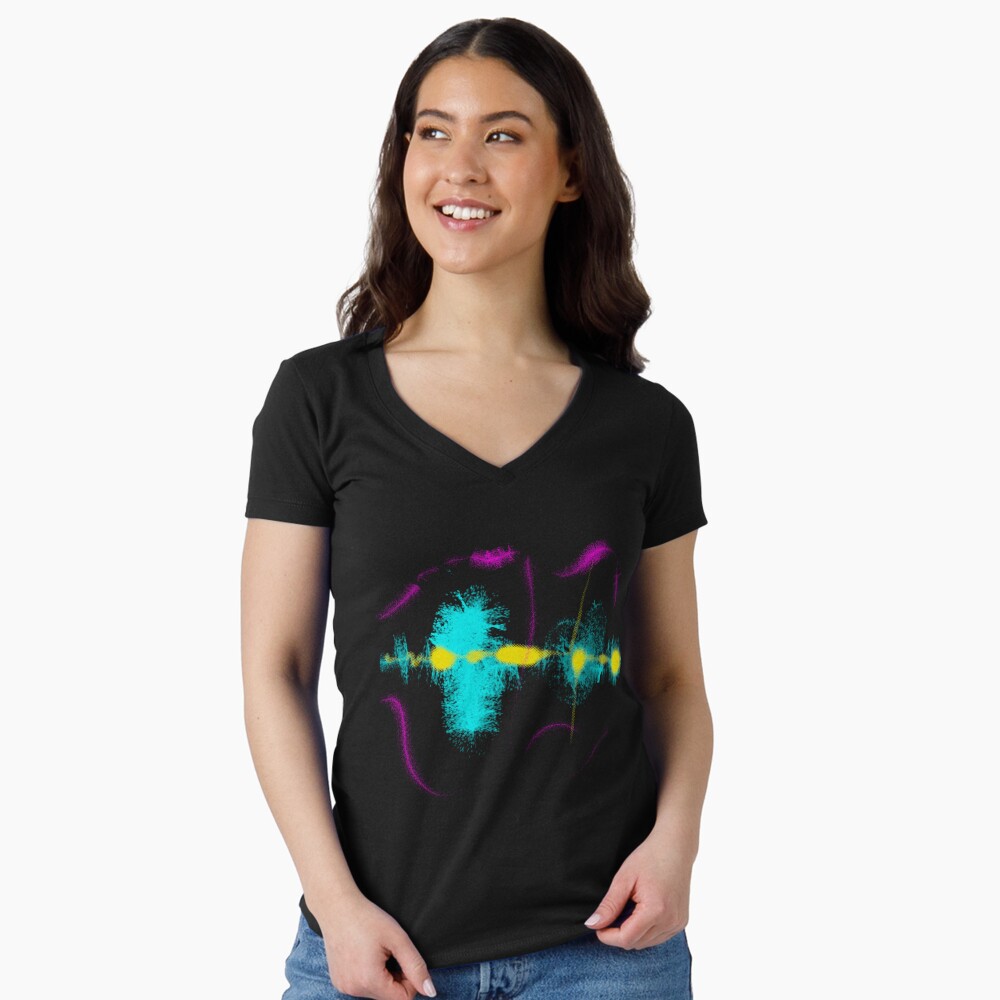 Item preview, Fitted V-Neck T-Shirt designed and sold by taletellerclub.