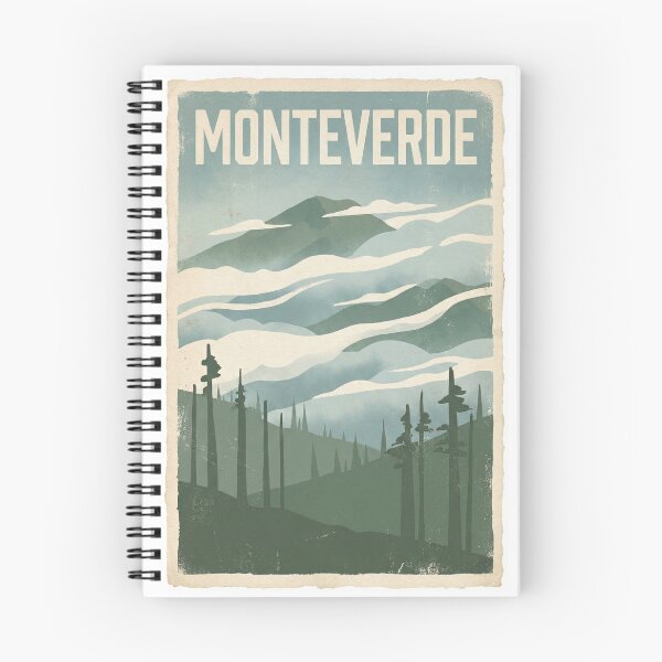 Item preview, Monteverde Cloud Forest Vintage Travel Poster – Costa Rica Nature Art designed and sold by MiszungART.