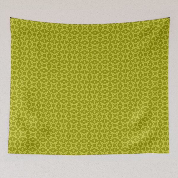 Item preview, Bright yellow & green stars pattern  designed and sold by Chirayu1111.