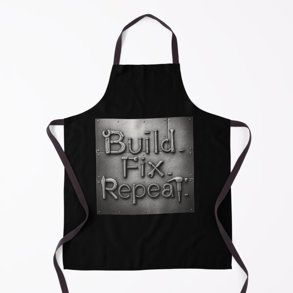 Item preview, Build Fix Repeat - Industrial Tool Typography designed and sold by MKreative Studio.