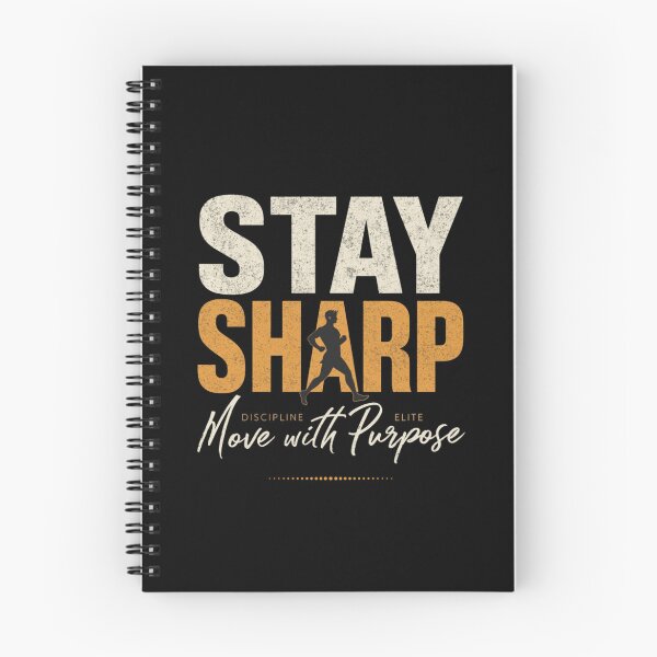 Item preview, STAY SHARP – Discipline Elite Mindset | Move With Purpose Identity T-Shirt designed and sold by DevineCouture.