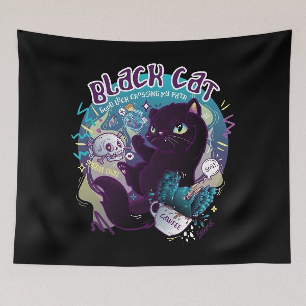Item preview, Black cat energy designed and sold by SPIRIMAL.