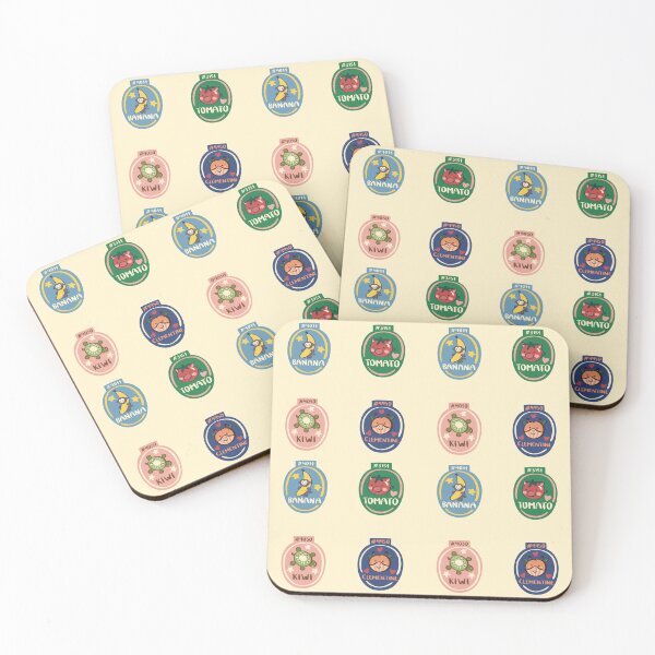 Item preview, Fruit Animal Produce Stickers designed and sold by Snoodle-Doodles.
