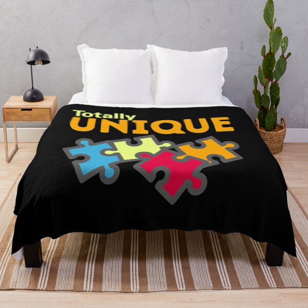 Item preview, Totally Unique – Puzzle Pieces Neurodiversity / Autism Awareness Design designed and sold by Text2tee.