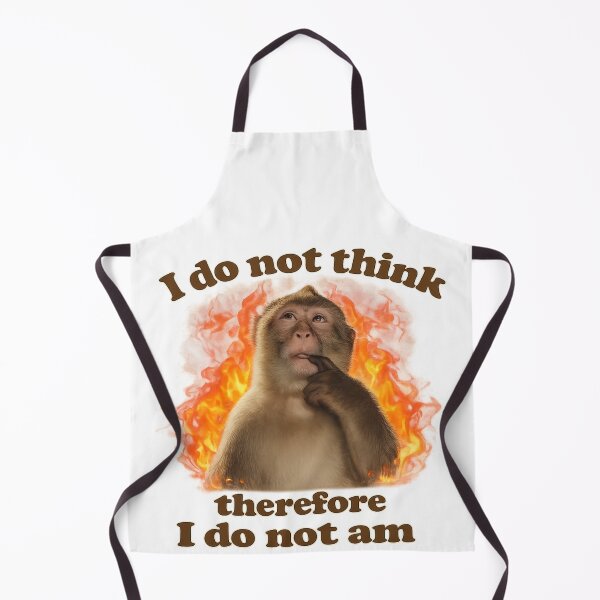 Item preview, i dont think therefore i do not am designed and sold by itswallcraft.