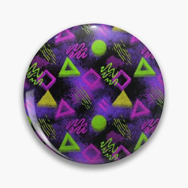 Item preview, Neon Memphis Geometric Pattern designed and sold by bubblegoth.