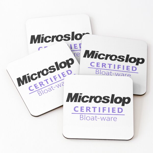 Item preview, Microslop certified bloatware logo designed and sold by Yotis 1.