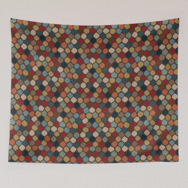 Item preview,  Retro Grunge Geometric Seamless Pattern in Muted Pastels designed and sold by SylvieVibes.