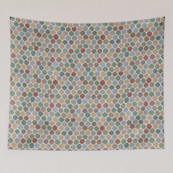 Item preview,  Retro Grunge Geometric Seamless Pattern in Muted Pastels designed and sold by SylvieVibes.