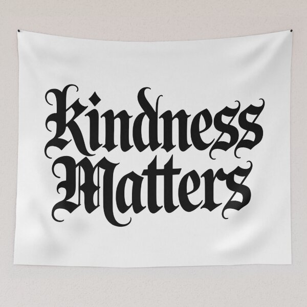 Item preview, Kindness Matters - Aesthetic Positive Quote - Inspirational Typography designed and sold by Haji  Kamora.