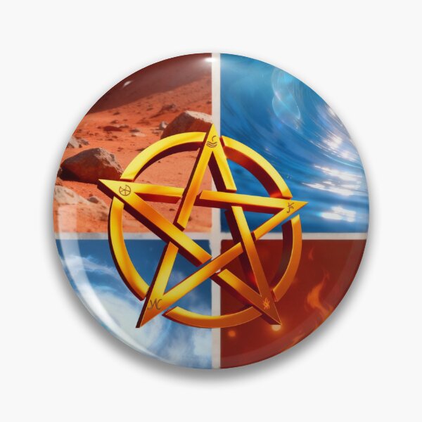 Item preview, Pentagram - Be One With The Elements designed and sold by livingyourway.