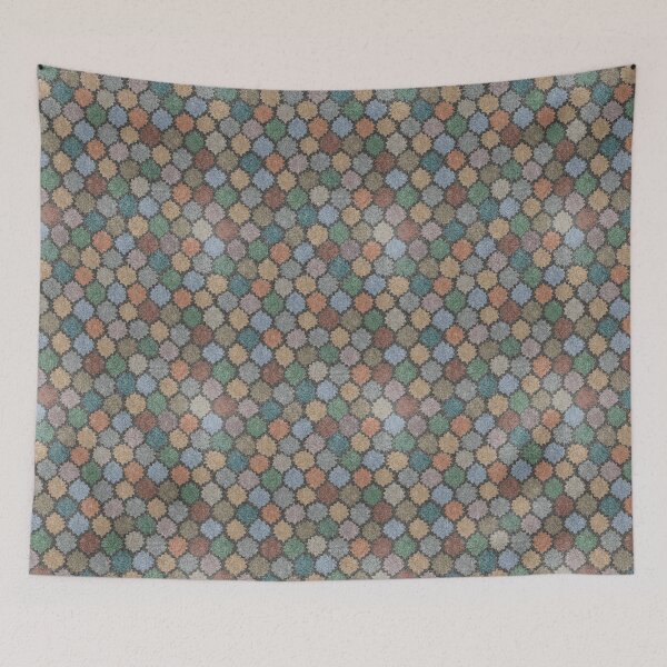 Item preview, Retro Grunge Geometric Seamless Pattern in Muted Pastels designed and sold by SylvieVibes.