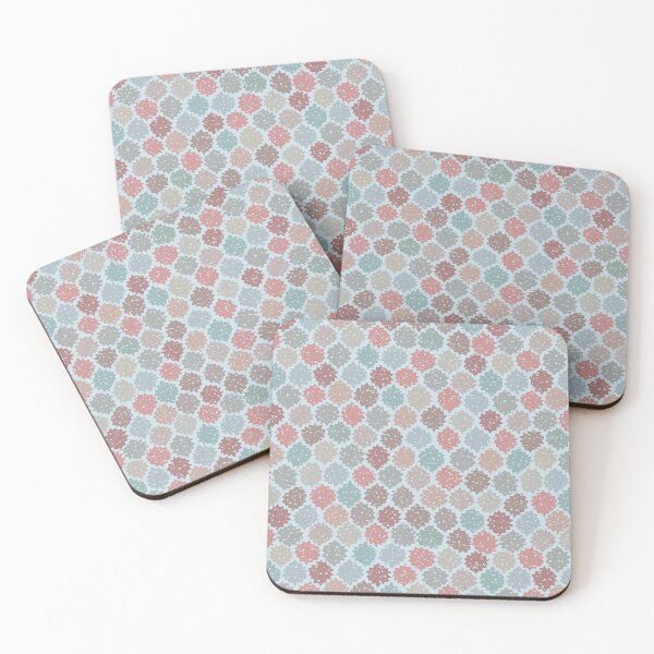 Item preview, Retro Grunge Geometric Seamless Pattern in Muted Pastels designed and sold by SylvieVibes.