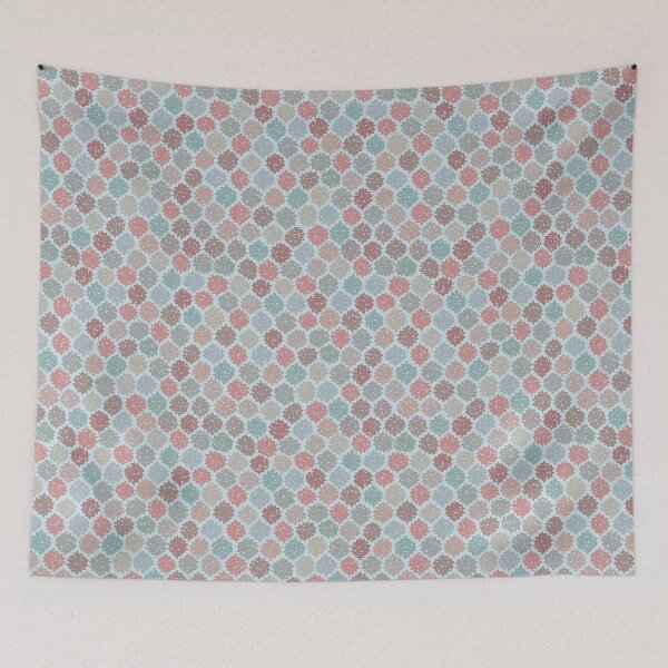 Item preview, Retro Grunge Geometric Seamless Pattern in Muted Pastels designed and sold by SylvieVibes.
