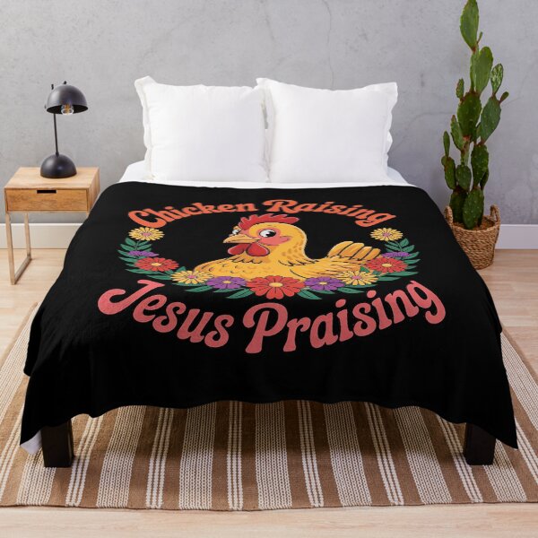 Item preview, Chicken Raising & Jesus Praising Men Women 1  designed and sold by MythWoot.