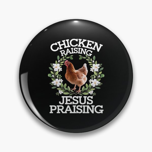 Item preview, Chicken Raising & Jesus Praising Men Women 3  designed and sold by AquaKiev.