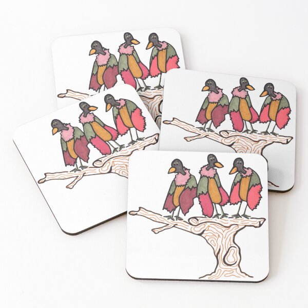 Item preview, Three Sharp-Toothed Buzzards designed and sold by Silver Lake Fans.