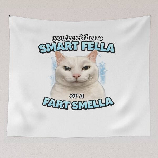 Item preview, you are either a smart fella or a fart smella designed and sold by itswallcraft.