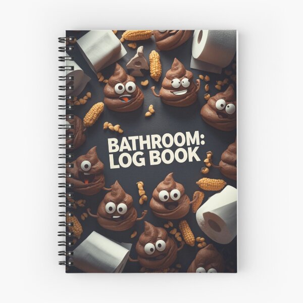 Item preview, Bathroom Log Book designed and sold by DurantImages.