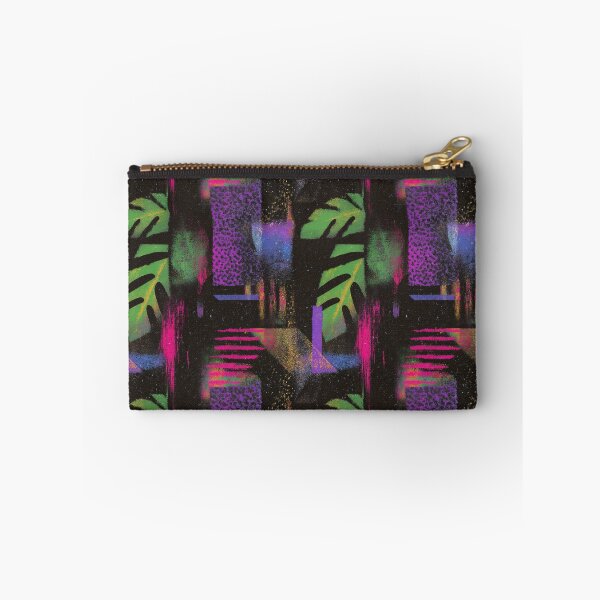 Item preview, Neon Tropical Grunge Collage Pattern designed and sold by bubblegoth.
