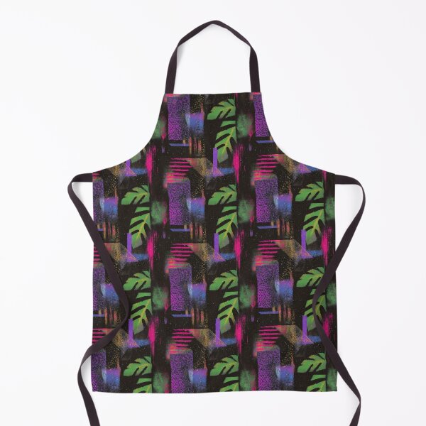 Item preview, Neon Tropical Grunge Collage Pattern designed and sold by bubblegoth.