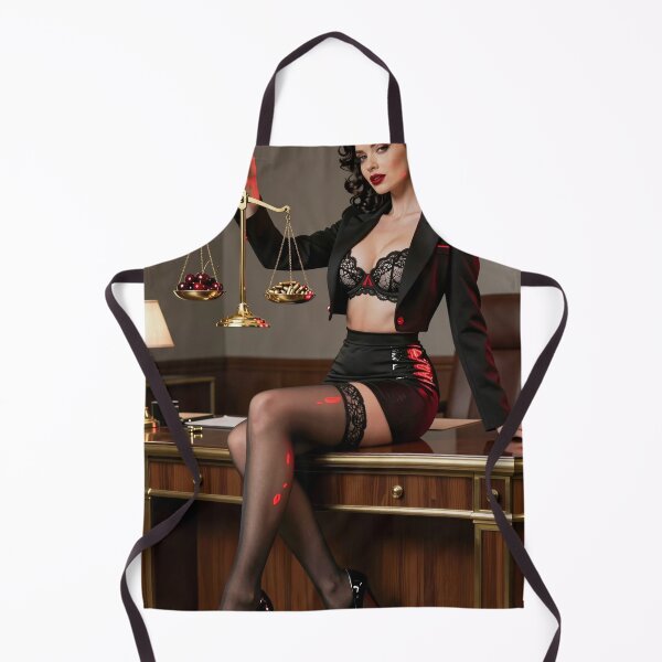 Item preview, Mujer con traje negro y balanza designed and sold by CathryneDelamort.