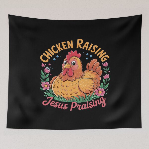 Item preview, Chicken Raising & Jesus Praising Men Women 5  designed and sold by MythWoot.