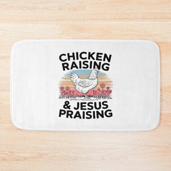 Item preview, Chicken Raising & Jesus Praising Men Women1  designed and sold by MythWoot.