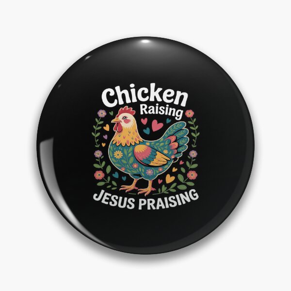 Item preview, Chicken Raising & Jesus Praising designed and sold by AquaKiev.