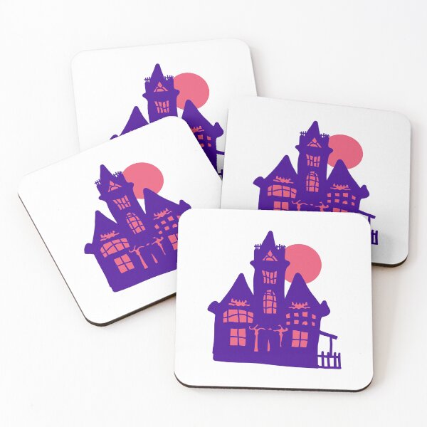 Item preview, Haunted House Silhouette Halloween Art designed and sold by Horrify.