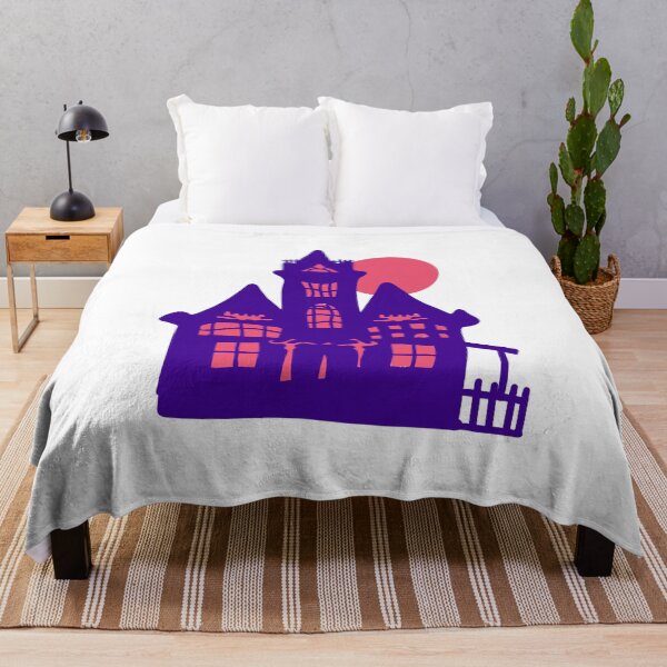 Item preview, Haunted House Silhouette Halloween Art designed and sold by Horrify.