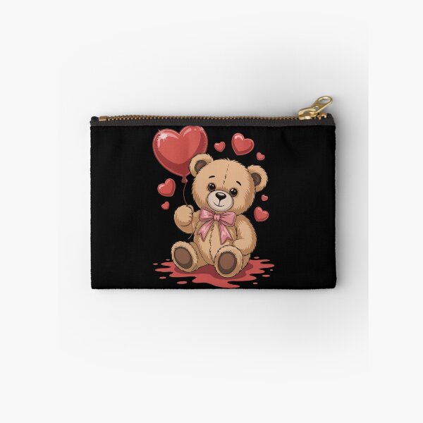 Item preview, Teddy Bear with Heart Balloons designed and sold by jkrphoto.