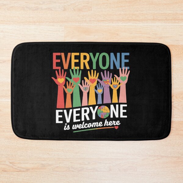 Item preview, Colorful Hands With Statement - Everyone Is Welcome Here 9  designed and sold by MarryIsMonth.