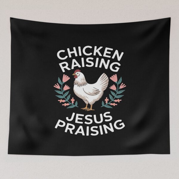 Item preview, Chicken Raising & Jesus Praising10  designed and sold by MythWoot.