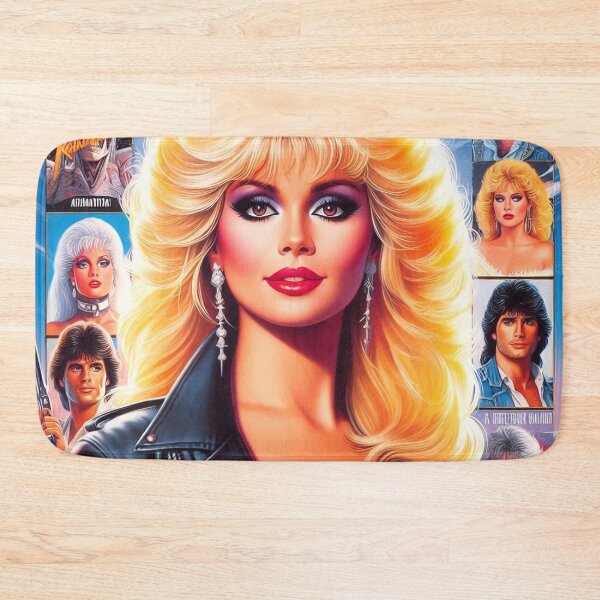 Item preview, 80s Retrowave Blonde Girl designed and sold by PulpVintage.