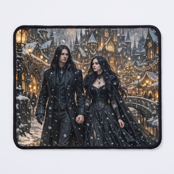 Item preview, Dark silhouettes in an enchanted city (second version) designed and sold by KunstGeist.