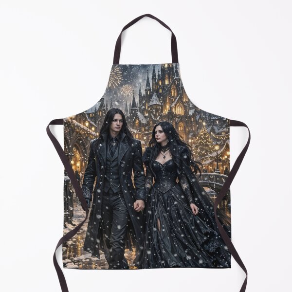 Item preview, Dark silhouettes in an enchanted city (second version) designed and sold by KunstGeist.