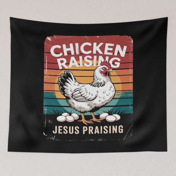 Item preview, Chicken Raising & Jesus Praising12  designed and sold by AquaKiev.