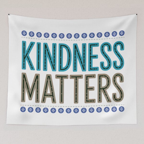 Item preview, Kindness Matters - Aesthetic Positive Quote - Inspirational Typography designed and sold by Haji  Kamora.
