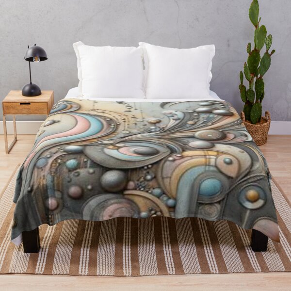 Item preview, Pastel Flow – Abstract Spheres in Motion meet soft colors and techno-poetic elegance designed and sold by FotoworldEdel.