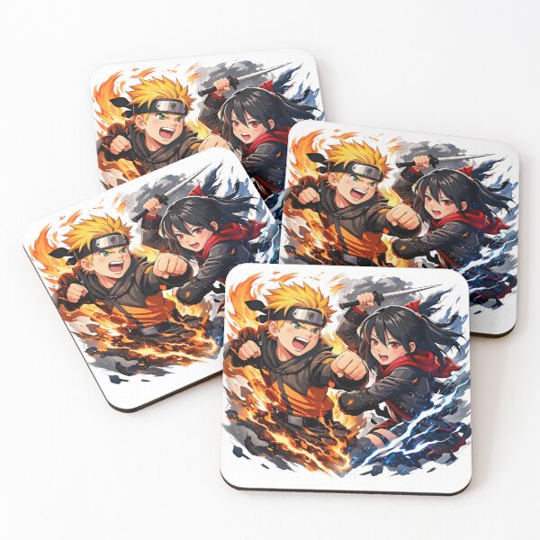 Item preview, Anime Ninja Fire Lightning Clash designed and sold by Amr Siam.