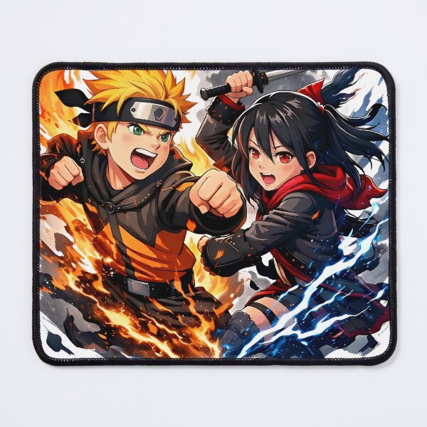 Item preview, Anime Ninja Fire Lightning Clash designed and sold by Amr Siam.