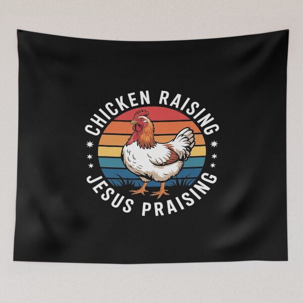 Item preview, Chicken Raising & Jesus Praising14  designed and sold by MythWoot.
