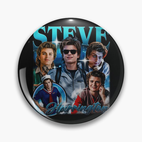 Item preview, Steve Harrington Vintage Bootleg Collage T-Shirt | Retro 80s TV Fan Art Graphic Tee designed and sold by thudoando.