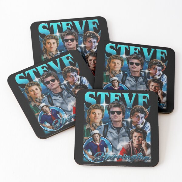 Item preview, Steve Harrington Vintage Bootleg Collage T-Shirt | Retro 80s TV Fan Art Graphic Tee designed and sold by thudoando.